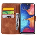 Custodia a Portafoglio Mandala Series per Samsung Galaxy A50 - Marrone