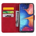 Custodia a Portafoglio Mandala Series per Samsung Galaxy A50 - Rossa