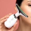 Massaggiatore facciale lifting Marielle EMS con terapia della luce LED - Bianco