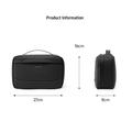 Mark Ryden MR87 Borsa da toilette da 3.5L con gancio girevole - Nera