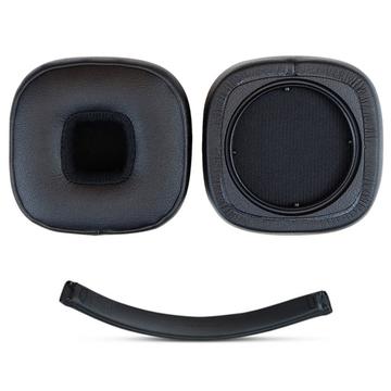 Marshall Major V Protein-Leather Set di cuscinetti auricolari e archetto di ricambio - Nero