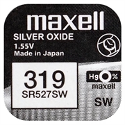 Batteria per orologi Maxell 319 all\'ossido d\'argento SR527SW/SR64
