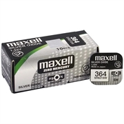 Batteria per orologi Maxell 364/SR621SW all'ossido d'argento da 1.55V