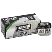 Batteria per orologi Maxell 379 all'ossido d'argento SR521SW/AG0