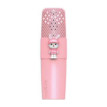 Maxlife Animal MXBM-500 Microfono Bluetooth con altoparlante - Rosa