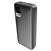 Power bank doppio USB Maxlife MXPB-07 da 20000mAh - Nero