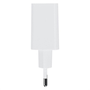 Caricabatterie Maxlife MXTC-13 da 20W con USB-C e ricarica rapida PD/QC - Bianco