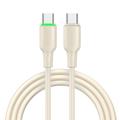 Cavo USB-C in silicone Mcdodo Serie Alpha da 65W - 1.2m - Beige
