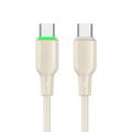 Cavo USB-C in silicone Mcdodo Serie Alpha da 65W - 1.2m - Beige