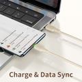 Cavo USB-C in silicone Mcdodo Serie Alpha da 65W - 1.2m - Beige