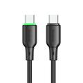 Cavo USB-C in silicone Mcdodo Serie Alpha da 65W - 1.2m - Nero