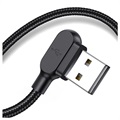 Cavo MicroUSB a 90 gradi Mcdodo Night Elves - 1.8 m - Nero Titanio