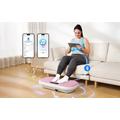 Piattaforma vibrante per fitness Merach MR-2440P1 con altoparlante Bluetooth - Rosa