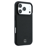 Custodia Mercedes-Benz Semi Wrap per iPhone 18 Pro - Compatibile con MagSafe - Nera