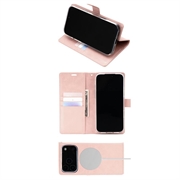 Custodia MagSafe con portafoglio per iPhone 18 Pro Max/17 Pro Max Mercury Goospery BlueMoon Diary - Oro rosa