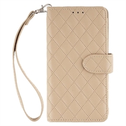 Custodia a portafoglio per iPhone 18 Pro/17 Pro Mercury Goospery Luxe Diary - Beige