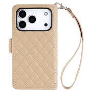 Custodia a portafoglio per iPhone 18 Pro/17 Pro Mercury Goospery Luxe Diary - Beige