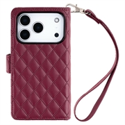 Custodia a portafoglio per iPhone 18 Pro/17 Pro Mercury Goospery Luxe Diary - Borgogna