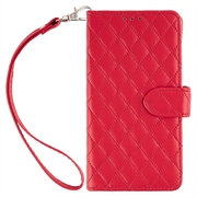 Custodia a portafoglio per iPhone 18 Pro/17 Pro Mercury Goospery Luxe Diary - Rossa