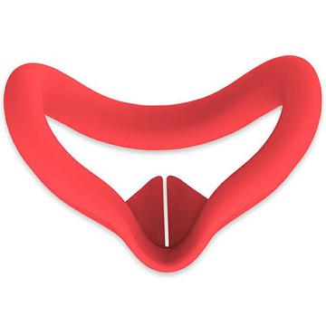Custodia in silicone per interfaccia facciale Meta Quest 3S VR - Rosso
