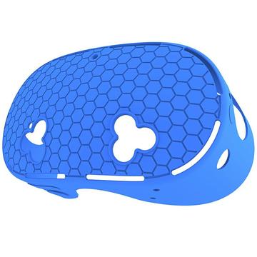 Custodia in silicone per cuffie Meta Quest 3S VR - Blu
