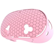 Custodia in silicone per cuffie Meta Quest 3S VR - Rosa