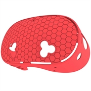 Custodia in silicone per cuffie Meta Quest 3S VR - Rossa