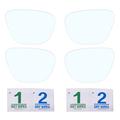 Meta Ray-Ban Smart Glasses Pellicola protettiva antigraffio per lenti - 4 pezzi