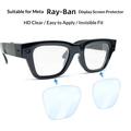Meta Ray-Ban Smart Glasses Pellicola protettiva antigraffio per lenti - 4 pezzi