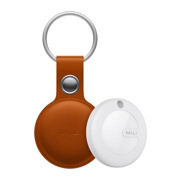 MiLi HD-P16 Tracker / Portachiavi Bluetooth per iOS con portachiavi in pelle