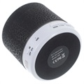 Altoparlante Mini Bluetooth con Microfono & Luce LED A9 - Effetto Rotto - Nero