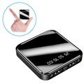 Mini Power Bank Veloce 10000mAh - 2x USB - Nero