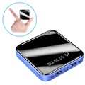Mini Power Bank Veloce 10000mAh - 2x USB - Blu