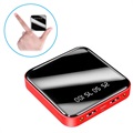 Mini Power Bank Veloce 10000mAh - 2x USB - Rosso