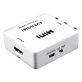 Mini Convertitore RCA AV / HDMI Full HD 1080p - Bianco