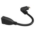 Cavo adattatore angolato da mini HDMI a HDMI - 15cm