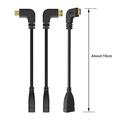 Cavo adattatore angolato da mini HDMI a HDMI - 15cm