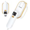 Mini vaporizzatore portatile per indumenti con display a LED e vapore a 3 livelli - 1200W - Bianco