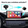 Adattatore Mini M26 2-in-1 wireless per CarPlay e Android Auto