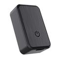 Mini localizzatore GPS magnetico GF08 - Scheda SIM, MicroSD, Google Maps - Nero