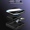 Mini power bank da 10000mAh con doppia porta USB e display LCD - Nero