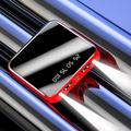 Mini power bank da 10000mAh con doppia porta USB e display LCD - Rosso