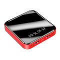 Mini banca di energia 20000mAh - 2x USB - Rosso