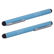 Mini penna stilo capacitiva di stile - Blu