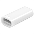 Miniature Portable Apple Pencil Lightning Adapter - White