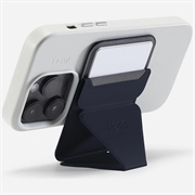 Moft x Movas: portafoglio con supporto per telefono MagSafe a incastro - Blu navy