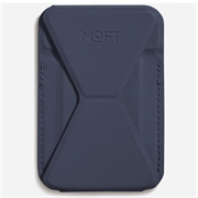Moft x Movas: portafoglio con supporto per telefono MagSafe a incastro - Blu navy