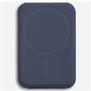 Moft x Movas: portafoglio con supporto per telefono MagSafe a incastro - Blu navy