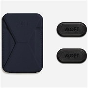 Moft x Movas: portafoglio con supporto per telefono MagSafe a incastro - Blu navy