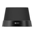 Momax 1-Vibe Go BS6 Mini altoparlante Bluetooth magnetico e supporto per telefono - Nero